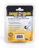 Boneyard Ultimate Silicone Cock Ring Bla