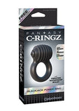 Pipedream Fantasy C-Ringz Blackjack Power Ring Dildo, Black, 1 Pound