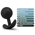 Platinum Silicone Vibra Plug Blk