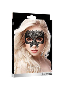 Ouch! Princess Black Lace Mask  - Black