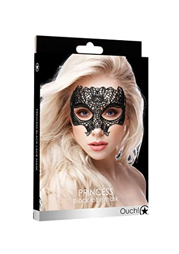 Ouch! Princess Black Lace Mask  - Black