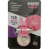 Ribbed Rabbit Vibrating Cockring Pink