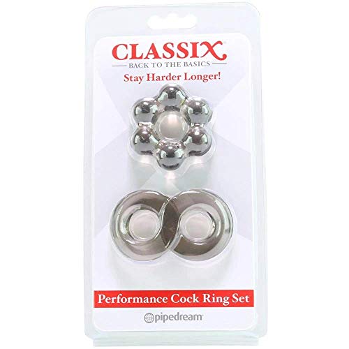 Classix Performance Cock Ring Set Smoke