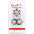 Classix Performance Cock Ring Set Smoke