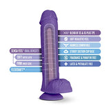 Au Naturel Bold Big John Dildo 11In Purp