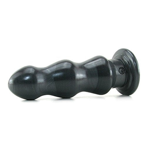 Doc Johnson American Bombshell - B-7 Tango - Vac-U-Lock And F Machine Compatible Dildo Or Butt Plug - Gunmetal Grey