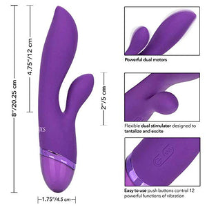 Calexotics Novelties Aura Dual Lover, Brown, 1 Count (14044Purple_)