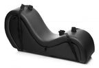Master Series Kinky Couch Sex Chaise Lounge - Black
