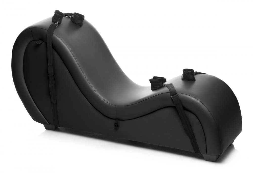Master Series Kinky Couch Sex Chaise Lounge - Black
