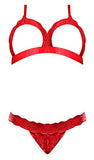 Ms Risque Business Bra & Thong Set Rd Lx