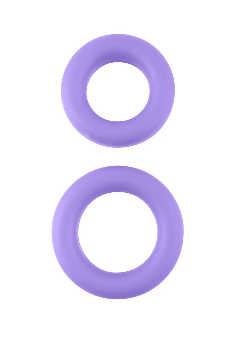 (D) NEON STRETCHY SILICONE COC RING SET PURPLE