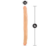 B Yours - 14In Double Dildo - Beige