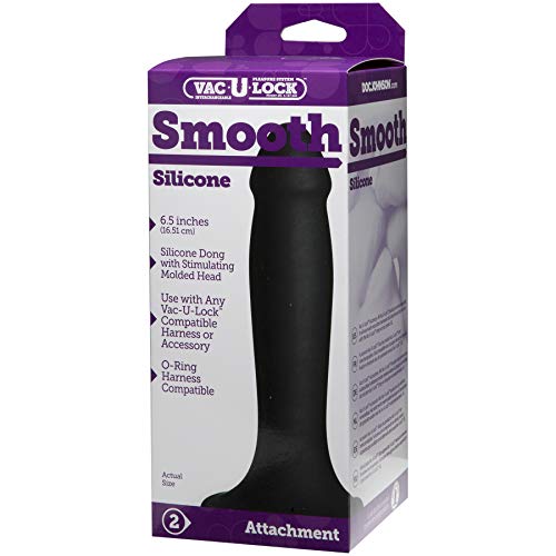 Doc Johnson Vaculock  Smooth  Silicone  65 In Long And 15 In Wide  Fmachine  Oring Harness  And Vaculock Harness C