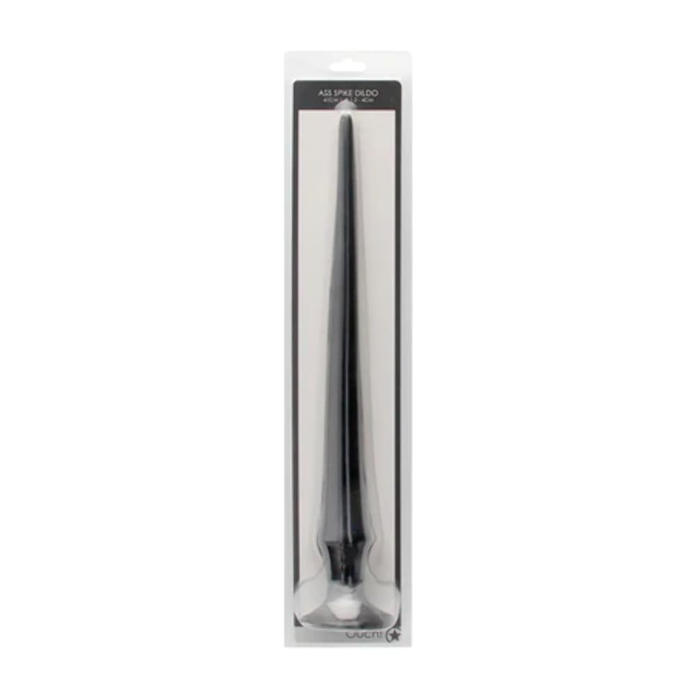 Ouch! Ass Spike Dildo 19.5In Black
