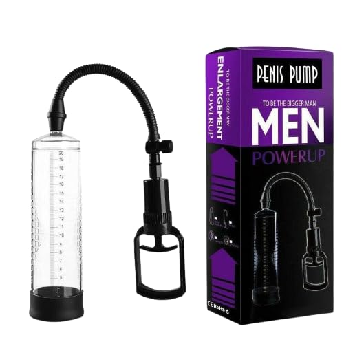 Penis Vacuum Pump Manual Penis Enlarger for Male Erection & Enhancement- Trainer Sex Toys Pumps & Enlargers Trainer for Men Manu