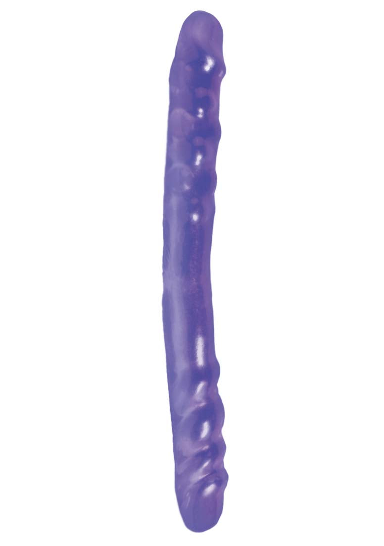 Pipedream Basix Rubber Works Double Dong Purple 16
