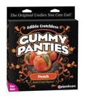 Pipedream's EDIBLE CROTCHLESS GUMMY PANTIES PEACH
