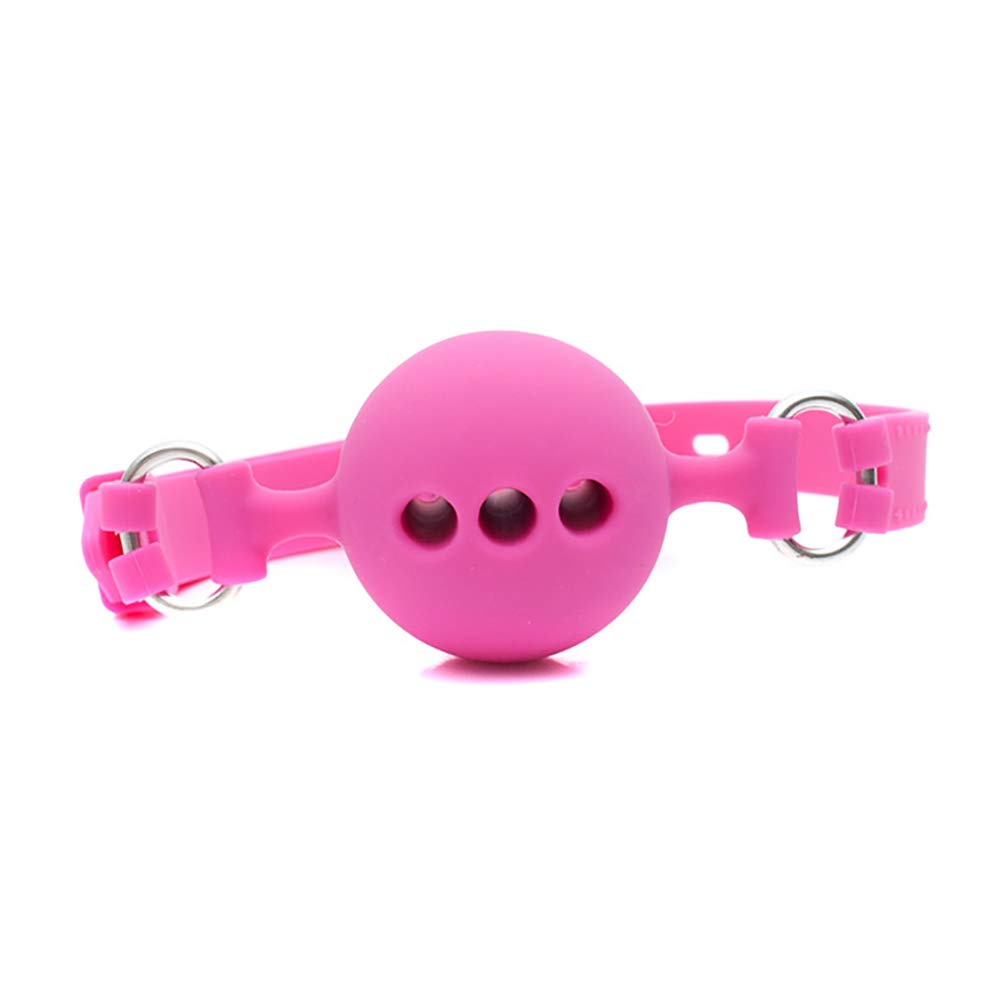 Mouth Ball Breathable Gag - Davidsource Ball Gag Breathable Silicone Ball with Holes Open Mouth Gag Sex Toy for Fetish Lover