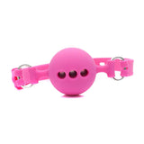 Mouth Ball Breathable Gag - Davidsource Ball Gag Breathable Silicone Ball with Holes Open Mouth Gag Sex Toy for Fetish Lover