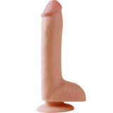 Basix 8In. Dong W/Suction Cup Flesh