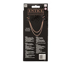Calexotics Novelties Entice Tiered Intimate Clamps, Gold