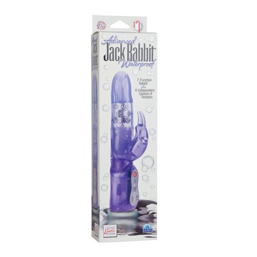 California Exotics Advanced Jack Rabbit Vibrator, 5 Inch, Waterproof, Purple