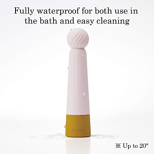 Iroha Rin Kokane Gold Women Soft Touch Silicone Vibrator Adjustable Strengths Battery Operated Stick Shaped