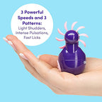 Lovehoney Purple Sqweel Go Rechargeable Masturbator For Women - Silicone - 100% Waterproof