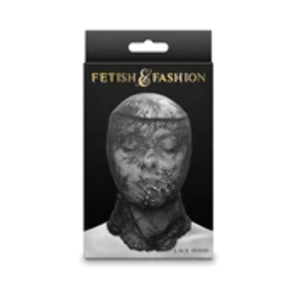 Fetish & Fantasy Lace Hood Black