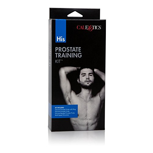 Calexotics His Prostate Training Kit - Vibrator Egg Bullet With Anal Pleasure Probes - Adult Fetish Beads Sex Toy For Couples - Male Enhancement Ring - Black