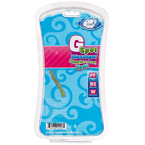 Cloud 9 Novelties Smooth Angled Tip G Spot Vibrator (Teal)