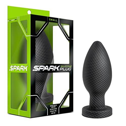 Blush Spark  Small 4 Inch Anal Butt Plug  Pure Platinum Puria Silicone  Enveloped in Satin Smooth Ultrasilk  15 Max Width 