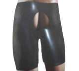 Latex Unisex Fisting Short Black Small Medium