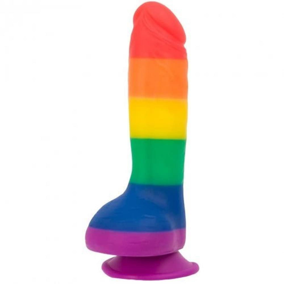 Addiction 100% Silicone Justin 8 Rainbow ''