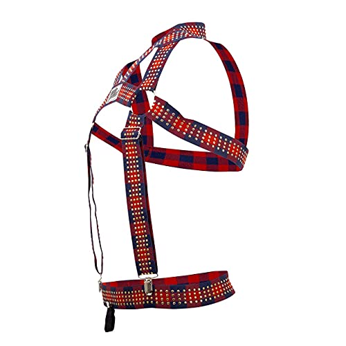 Mp  Elastic Harness With Ring Red 1Sz