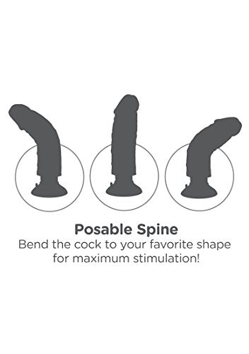 King Cock 10In Vibrating Cock W/Balls Br