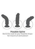 Pipedream Products King Cock 7 Inch Vibrating Cock Brown