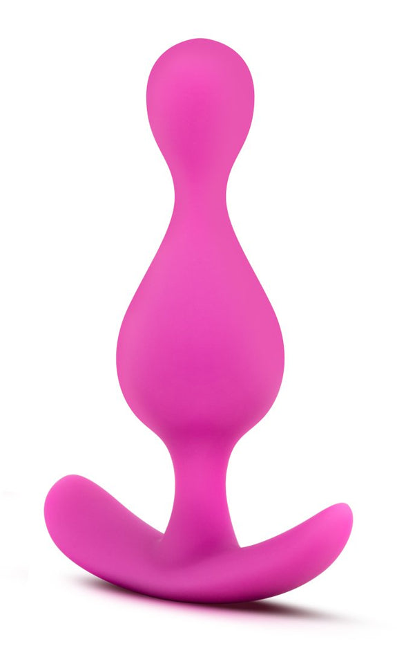 Blush Novelties Explore - Platinum Puria Silicone With Ultrasilk Anal Plug - Anchortech For Comfort And Safety - Stayput Design