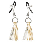 Nipple Play Playful Tassels Nipple Clamps - Gold