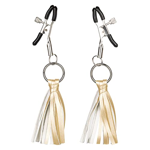 Nipple Play Playful Tassels Nipple Clamps - Gold