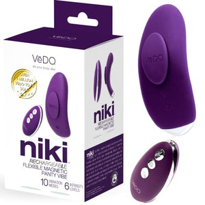 Vedo Niki Rechargeable Flexible Panty Vibe (Deep Purple)