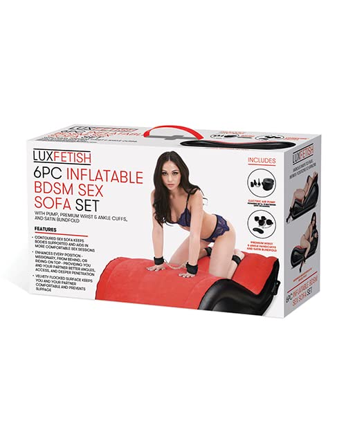 Lux Fetish 6Pc Inflatable Bdsm Sex Sofa