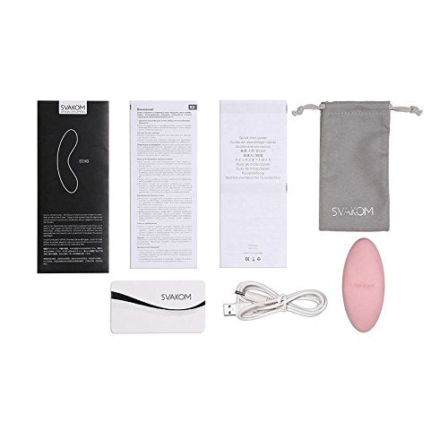 Svakom Echo Pink  Rechargeable  Tongueshaped Vibrator  Waterproof Dildo  Vibrating Personal Massager  Sex Toys Women  Coup