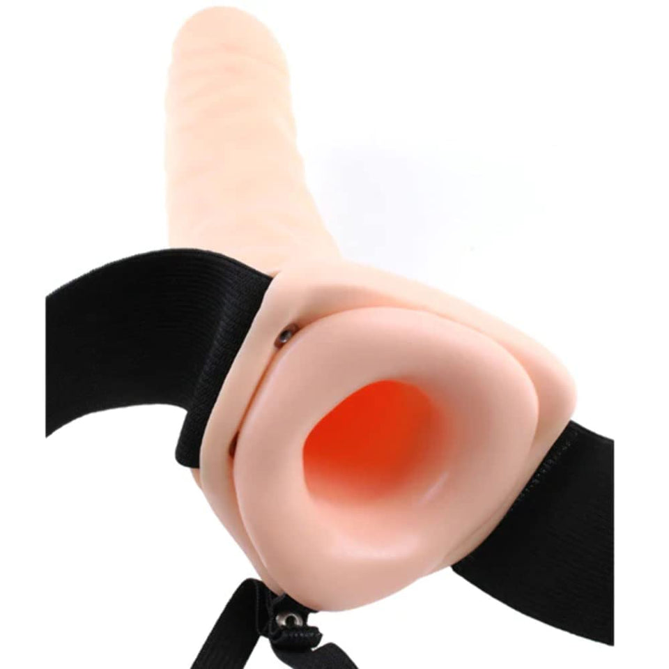 Fetish Fantasy 8In Hollow Strap On Black