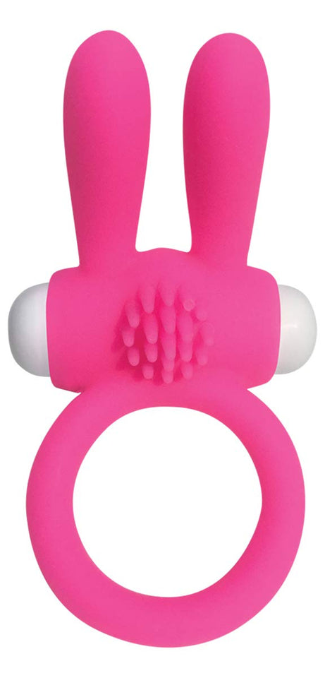 Pipedream Products Neon Rabbit Ring, Pink