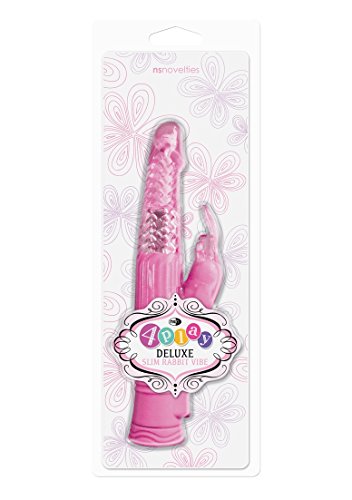 Ns Novelties 4Play Deluxe Slim Rabbit Vibe, Pink