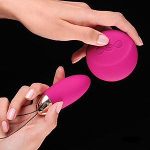 Lelo Lyla 2 Bullet Massager For Women, Silicone Handheld Massage Toy With Sense Motion Technology And Remote Control, Cerise