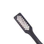 Spanking Paddle, Slut Leather SM Tool with Rivet for Extra Sensation Flirt Sex Restraint Bondage Adult Sex Toy for Couple Lover