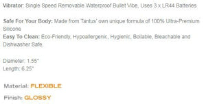 Tantus Sex/Adult Toys Goddess Vibrator Dildo- 100% Ultra-Premium Flexible Silicone Harness & Suction Cup Compatible Waterproof,