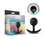 Platinum Silicone Vibra Plug Blk